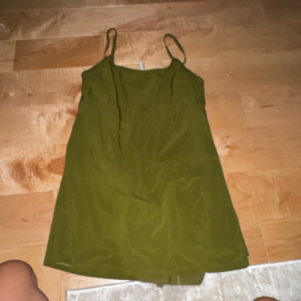 Green fabletics dress size small